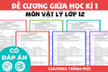 KIỂM TRA GIỮA HỌC KÌ 1, LẦN 8, 2024-2025 PHẦN VẬT LÍ 12 PHẦN NHIỆT